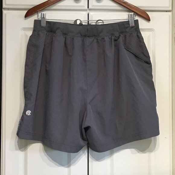 Champion Gray Polyester Swim Trunks Size Large - Picture 2 of 4